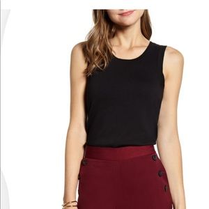 HALOGEN Crewneck Sleeveless Sweater NWT